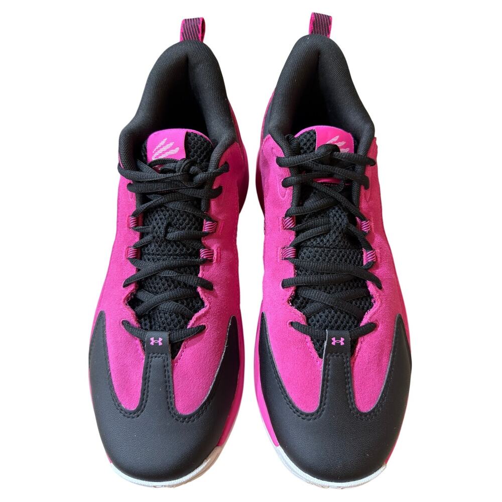 Under Armour Curry Unisex Basketball Shoes Pink Black Men 10 Women 11.5 NWB - Picture 10 of 10